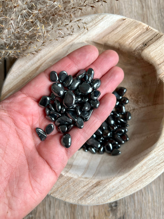 Hämatit Mini Trommelstein Chips/Splitter zum Entladen