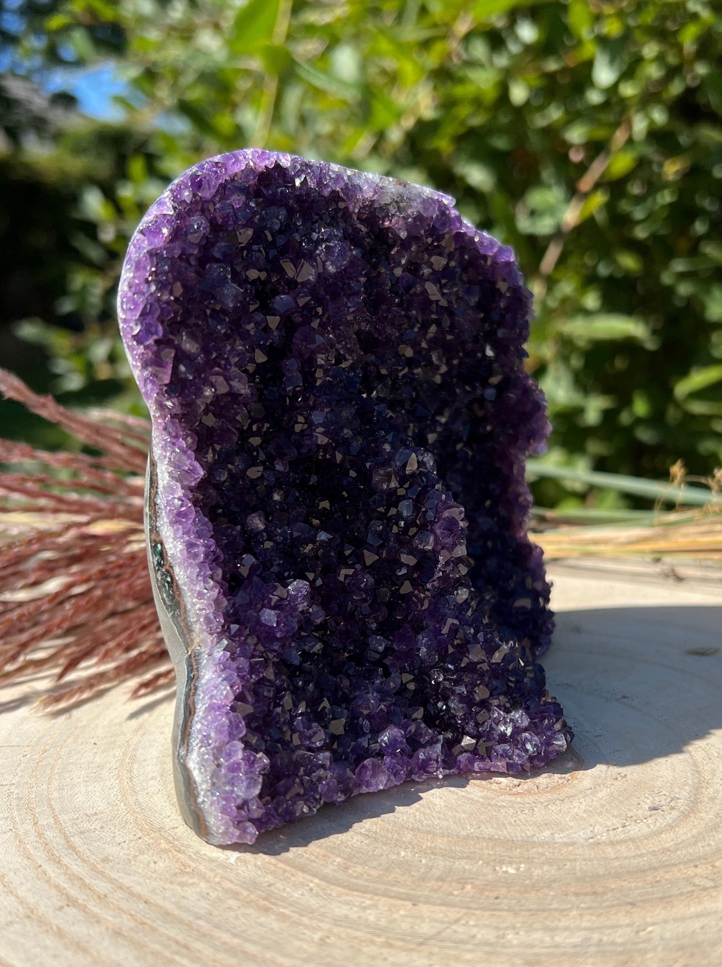 Amethyst Kirstall Freiform mit Standfläche extra A - Qualität Nr.1