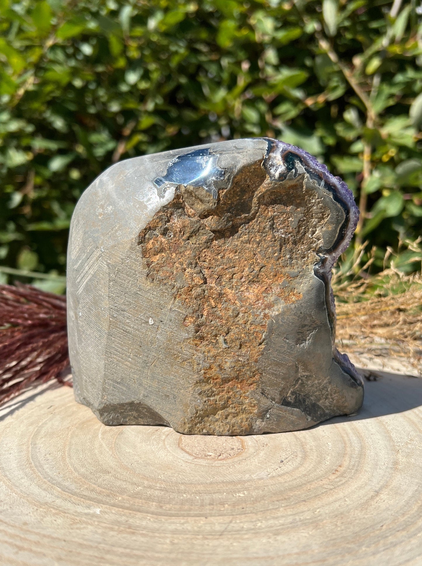 Amethyst Kirstall Freiform mit Standfläche extra A - Qualität Nr.1