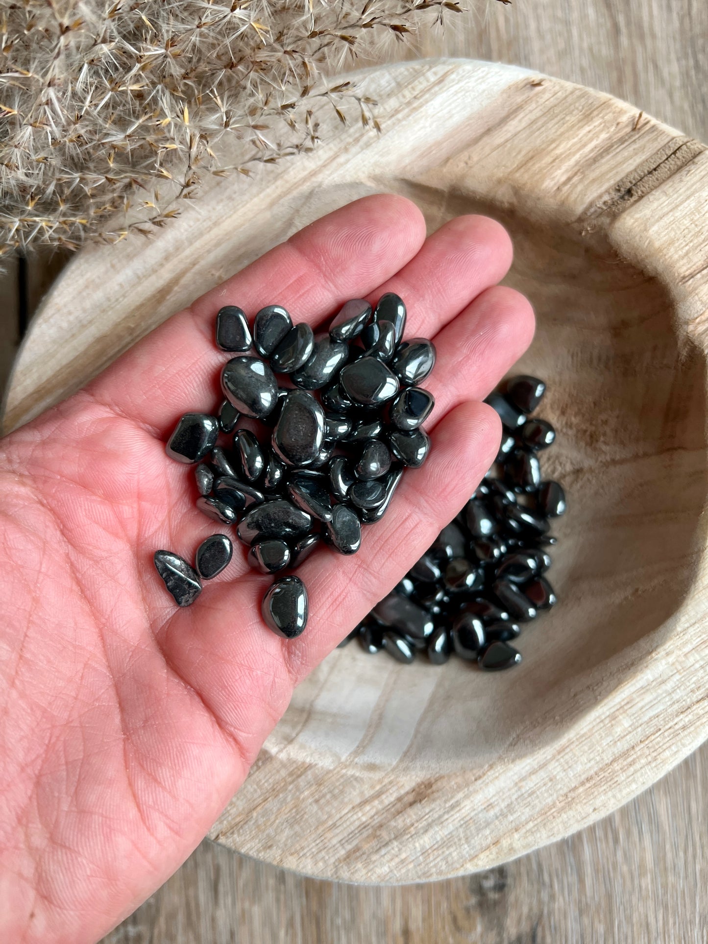 Hämatit Mini Trommelstein Chips/Splitter zum Entladen