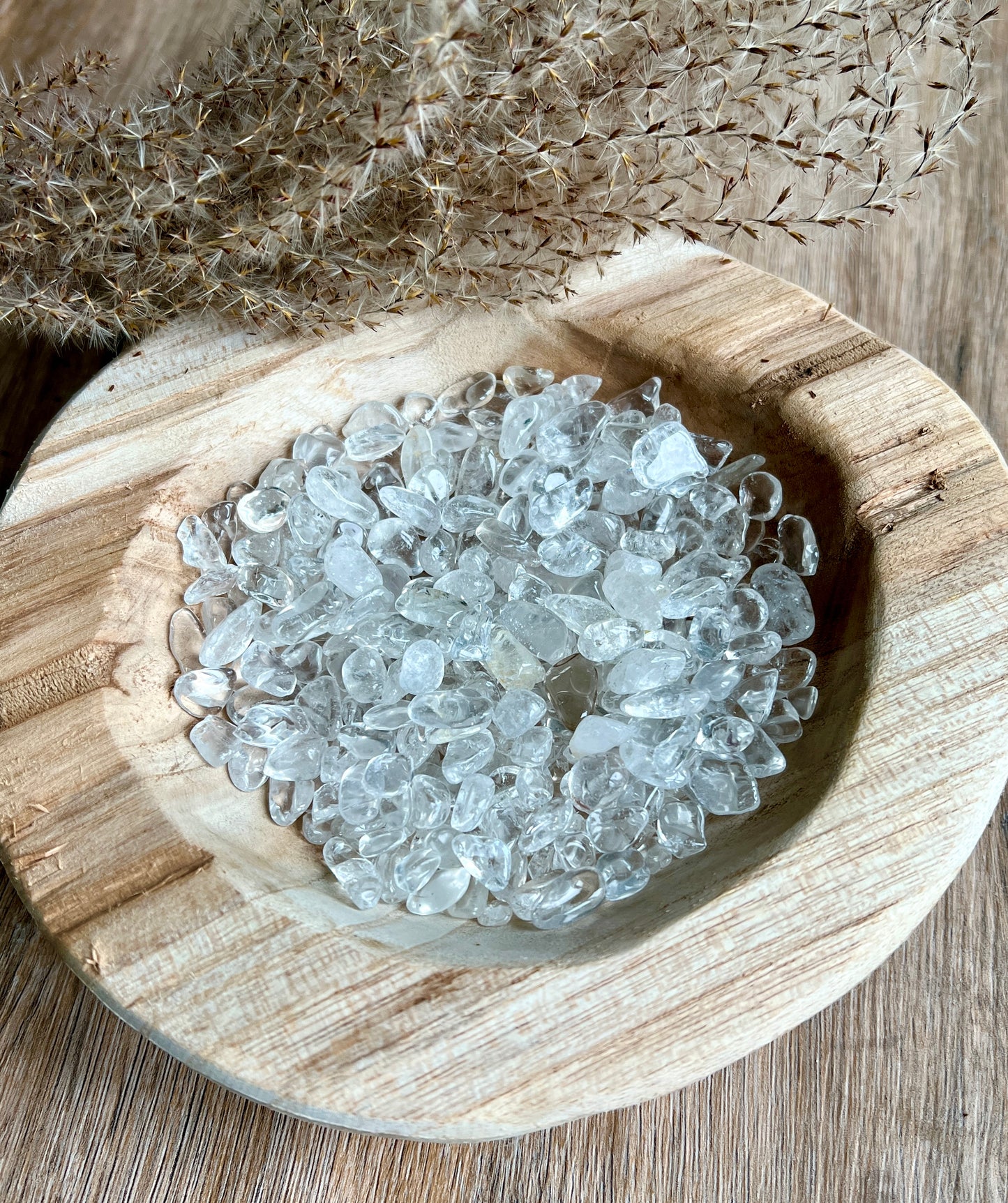 Bergkristall Mini Trommelstein Splitter zum Aufladen